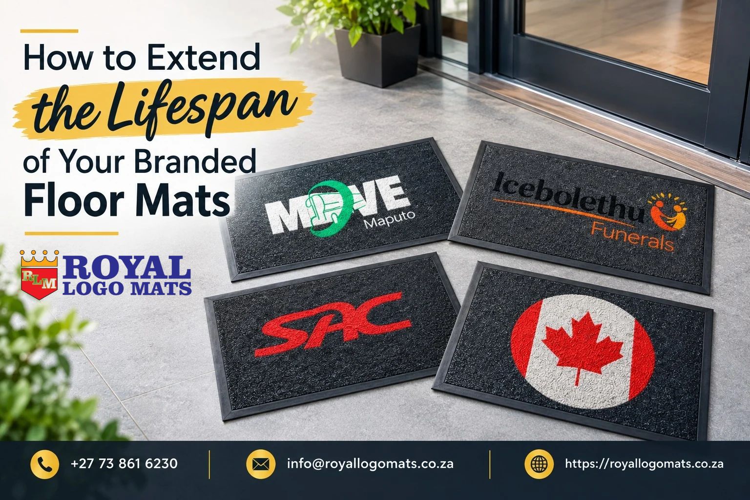 Branded floor mats